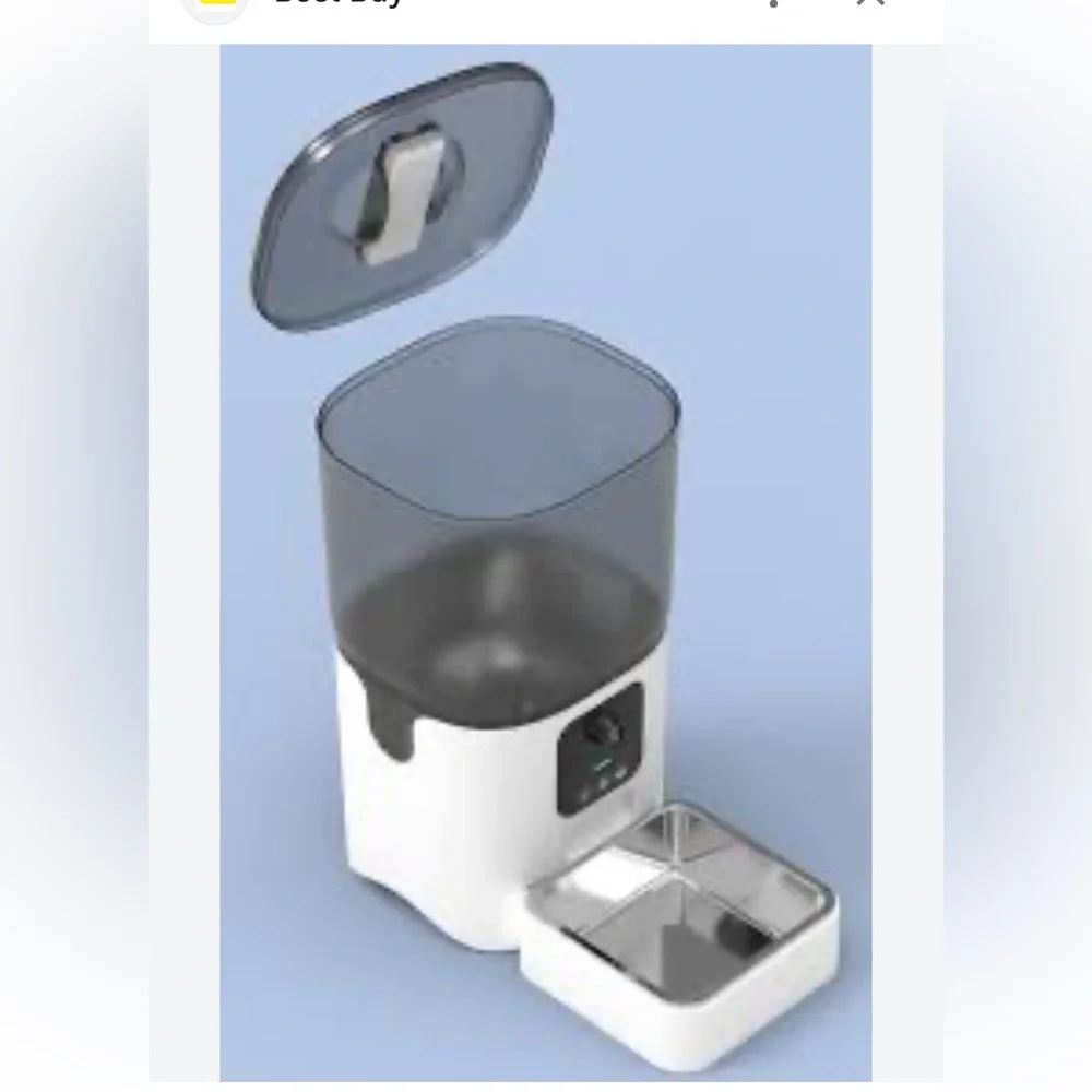 Automatic Smart Pet Feeder for Dogs- White